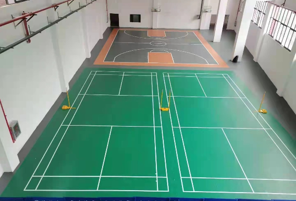 pvc运动地板案例